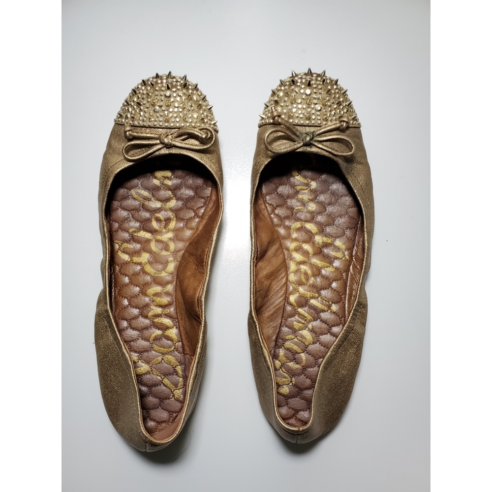 Sam Edelman | Bronze gold Spiked Flats